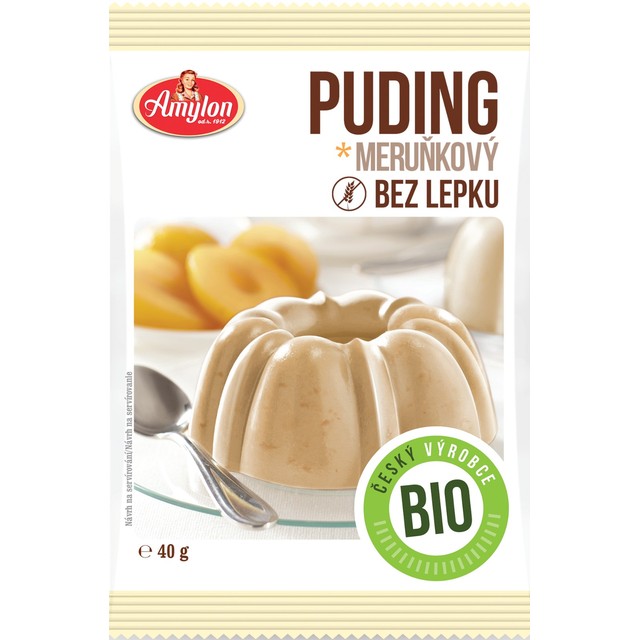 Puding meruňkový BIO bez lepku - Amylon 40g