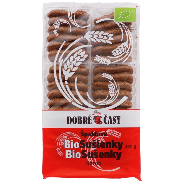Sušenky karob 200 g BIO DOBRÉ ČASY