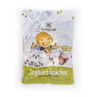 Ovoce jogurtové– želé s jogurtem a ovocnou příchutí 100 g BIO SONNENTOR