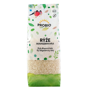 Rýže dlouhozrnná bílá 500 g BIO PROBIO 
