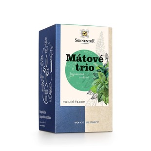 Čaj porcovaný - Mátové trio 21,6 g BIO SONNENTOR
