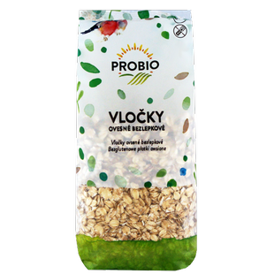 Vločky ovesné bezlepkové 500 g BIO PROBIO