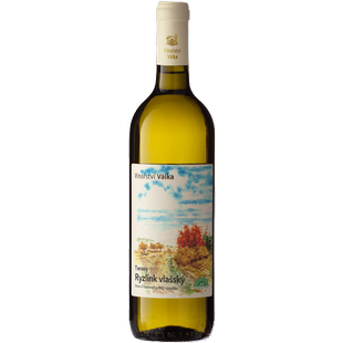 Víno bílé Ryzlink vlašský Terasy ročník 2021 - pozdní sběr (suché) 750 ml BIO VINAŘSTVÍ VÁLKA 