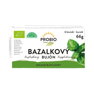 Bujón bazalkový - kostky 6 x 0,5 l 66 g BIO PROBIO