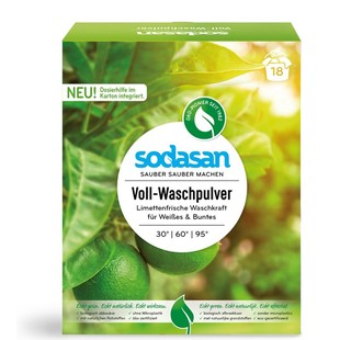Prací prášek na bílé a barevné prádlo Limetka 1,01 kg BIO SODASAN 