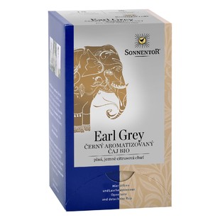 Čaj porcovaný - Černý čaj Vybraný Earl Grey 27 g BIO SONNENTOR