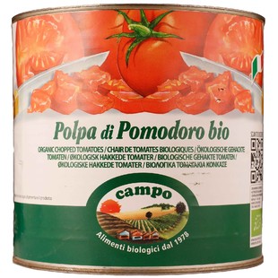 GASTRO - Rajčata sekaná sterilovaná 2,5 kg BIO