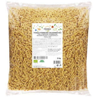 GASTRO - Fusilli pšeničné celozrnné 5 kg BIO PROBIO