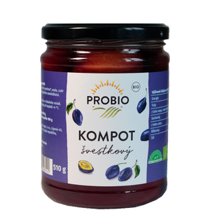 Kompot švestkový 510 g BIO PROBIO