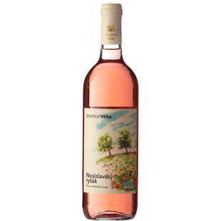 Víno růžové Nosislavský ryšák ročník 2021 - moravské zemské (polosuché) 750 ml BIO VINAŘSTVÍ VÁLKA