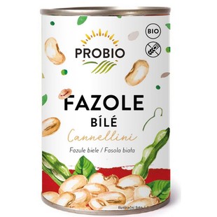 Fazole bílé Cannellini sterilované 400 g BIO PROBIO