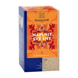 Čaj porcovaný - Štěstí je naplnit své sny 30,6 g BIO SONNENTOR