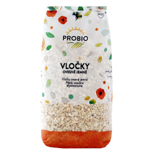 Vločky ovesné jemné 500 g BIO PROBIO