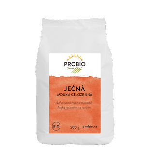 Mouka ječná celozrnná jemně mletá 500 g BIO PROBIO