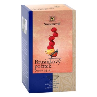 Čaj porcovaný - Brusinkový požitek 50,4 g BIO SONNENTOR