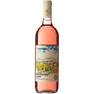 Víno růžové Nosislavský ryšák ročník 2022 - pozdní sběr (suché) 750ml BIO VINAŘSTVÍ VÁLKA