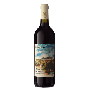 Víno červené Cabernet Moravia ročník 2021 - pozdní sběr (suché) 750 ml BIO VINAŘSTVÍ VÁLKA
