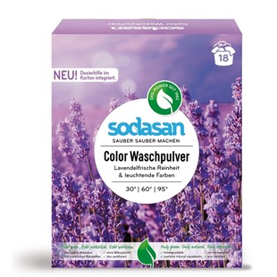 Prací prášek na barevné prádlo Levandule 1,01 kg BIO SODASAN 