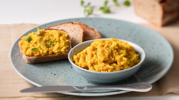 Pomazánka z červené čočky