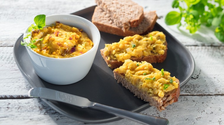 Pomazánka z hrachové mouky