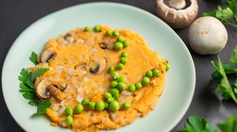 Omeleta z červené čočky