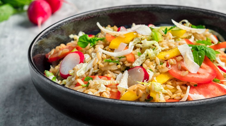 Pestrý ovesný salát