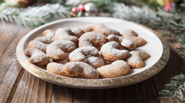 Bezlepkové vanilkové rohlíčky