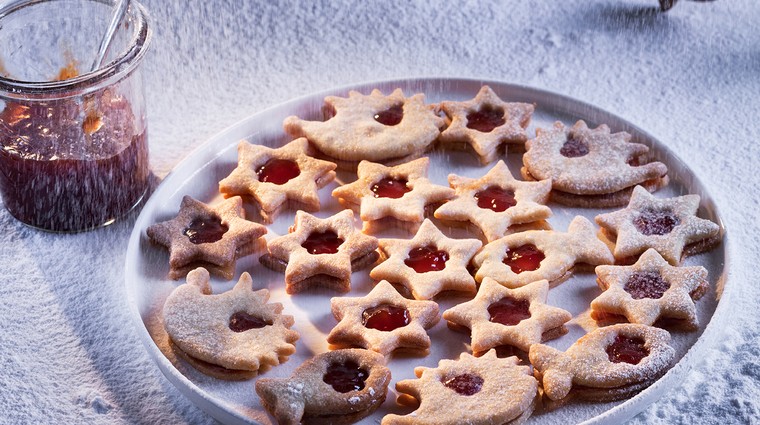 Bezlepkové linecké cukroví