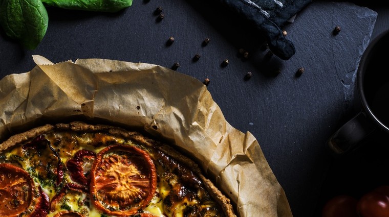 Quiche z bílé quinoy