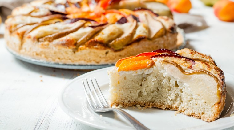 Špaldový ovocný koláč