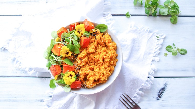 Dýňový bulgur s quinoou