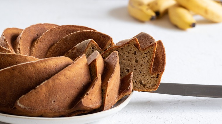 Špaldová banánovo-batátová bávovka cukrfree