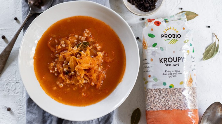 Zelňačka s kroupami