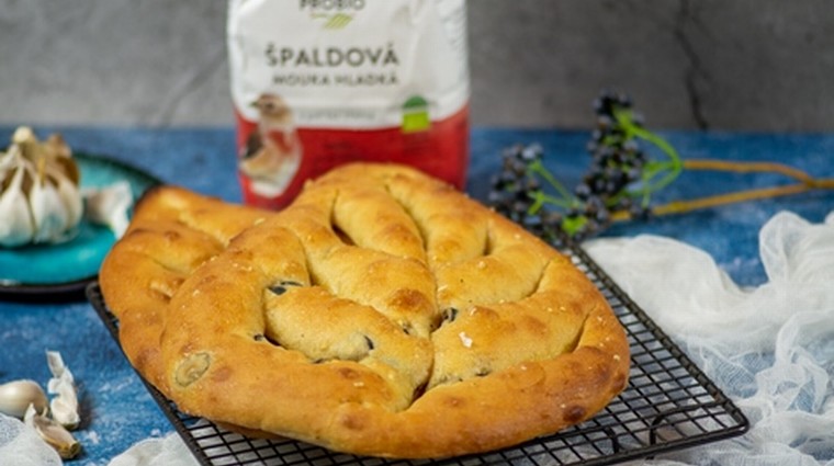 Špaldový fougasse