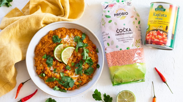 Dhal z červené čočky