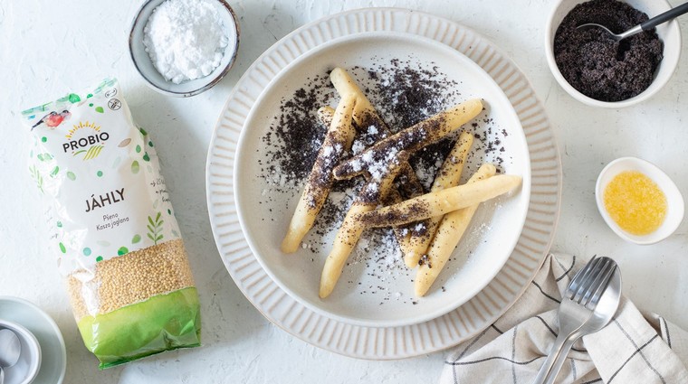 Jahelné šišky s mákem