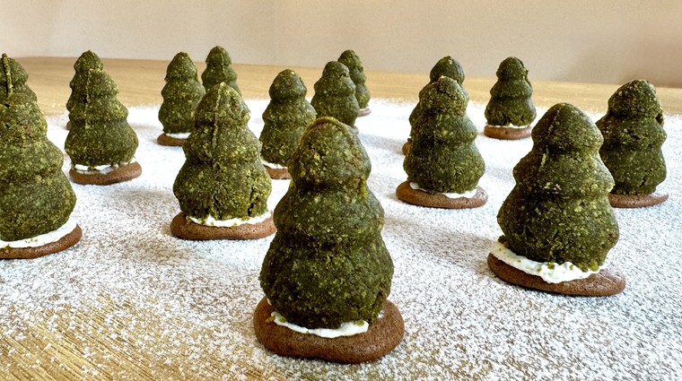 Stromečky z domácích špaldových piškotů