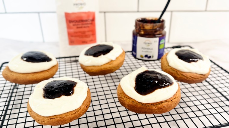 Dvouzrnkové vdolky z trouby