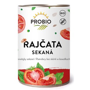 Rajčata sekaná sterilovaná 400 g BIO PROBIO