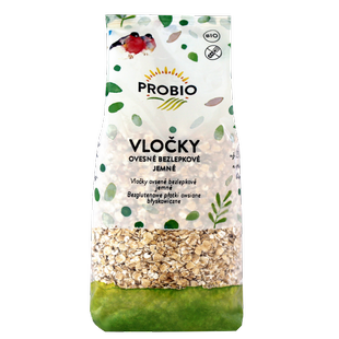 Vločky ovesné jemné bezlepkové 500 g BIO PROBIO
