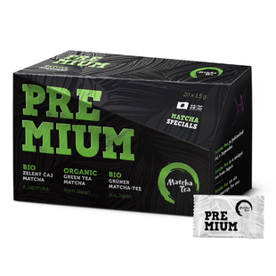 Matcha Tea Premium - jemně mletý zelený čaj 30 g BIO 