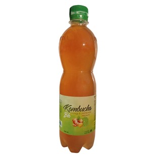 Kombucha zázvor s limetkou 500 ml BIO STEVIKOM
