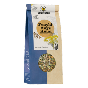 Čaj sypaný - Fenykl, Anýz, Kmín 150 g BIO SONNENTOR