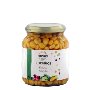 Kukuřice sterilovaná 340 g BIO PROBIO