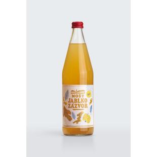 Mošt jablečný zázvor 750 ml BIO MOŠTÁRNA HOSTĚTÍN dočasně nedostupný