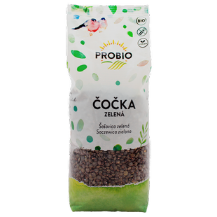 Čočka zelená 500 g BIO PROBIO