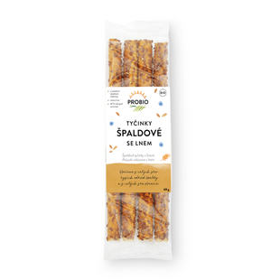 Tyčinky špaldové se lnem 60 g BIO PROBIO