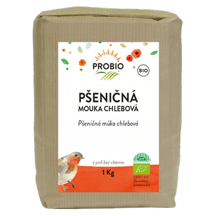 Mouka pšeničná celozrnná hrubě mletá 1 kg BIO PROBIO