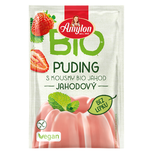 Puding jahodový 40 g BIO AMYLON