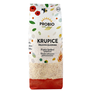 Krupice špaldová celozrnná 400 g BIO PROBIO